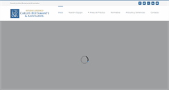 Desktop Screenshot of estudiobustamante.com